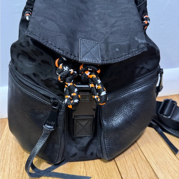 Handbags - Aimee Kestenberg Sky High Leopard Pring Black Backpack